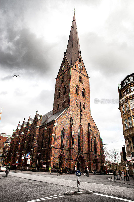 在汉堡的Hauptkirche Sankt Petri